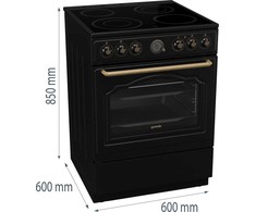 Elektrinė viryklė su elektrine orkaite Gorenje GECS6B71CLB