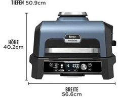 Elektrinis grilis Ninja OG901EU Woodfire Pro Connect XL