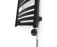 Plaukų džiovintuvas Elektrinis rankšluosčių džiovintuvas Terma D01 500 mm x 1210 mm, juodas