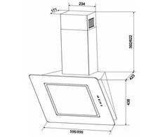 Gartraukis Eleyus VENERA A 1000/60/BL LED (VNR L 15 200 60 BL)