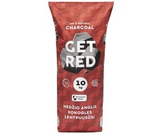 Get Red Medžio anglys GET Raudonas 10KG
