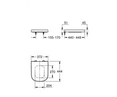 Grohe Unitazo sėdynė su dangčiu Euro Ceramic 39330002