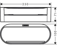 Hansgrohe Krepšelis HG WallStoris 27912670