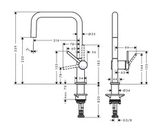 Hansgrohe Talis M54 72806670