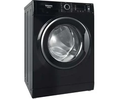 Skalbimo mašina Juodos spalvos skalbyklė Hotpoint Ariston NLCD 948 BS A EU