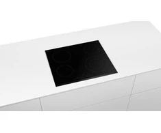 Bosch PKF675FP2E Serija 6, Elektrinė kaitlentė, 60 cm, kaitlentė su plieniniu rėmu