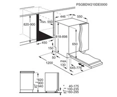 Įmontuojama indaplovė Electrolux KEMB3301L