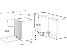 Įmontuojama indaplovė Gorenje G600, GV693A65AD, 60cm