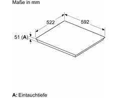 Įmontuojama indukcinė kaitlentė Neff N 90, T56NUQ4A0, 60 cm