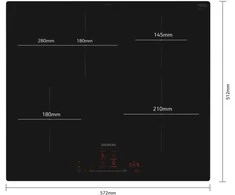 Įmontuojama indukcinė kaitlentė SIEMENS iQ300, EH601HFB1E, 60 cm