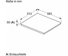 Įmontuojama indukcinė kaitlentė Siemens ED645HQC1E