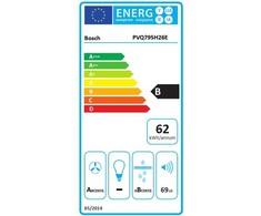 Įmontuojama indukcinė kaitlentė su integruotu gartraukiu Bosch PVQ795H26E