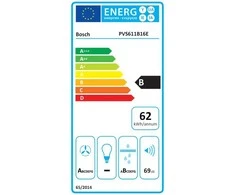 Kaitlentė su integruotu gartraukiu Bosch PVS611B16E  60cm.
