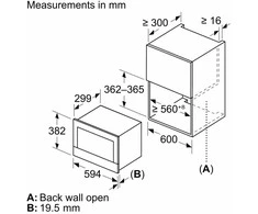 Įmontuojama mikrobangų krosnelė Bosch BEL7321B1