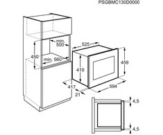 Mikrobangų krosnelė Electrolux KMFD264TEX