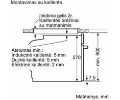 Bosch Serie 2 HBA571BB4 orkaitė 71 L 3600 W Juodas