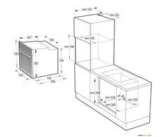 Orkaitė Gorenje BSA6747DGWI