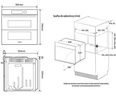 Įmontuojama orkaitė Samsung NV7B41201AK