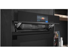 Įmontuojama orkaitė su garų funkcija Siemens HS958GCB1