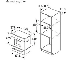 Įmontuojamas automatinis kavos aparatas Bosch CTL7181W0