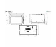Įmontuojamas gartraukis Elica LANE SENSOR IX/A/52