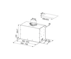 Įmontuojamas gartraukis Franke FBFE XS A52 305.0665.359