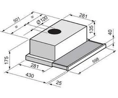 Įmontuojamas gartraukis FREGGIA CHS46W