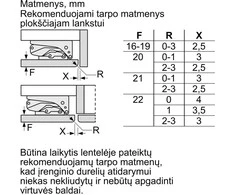 Įmontuojamas šaldytuvas Bosch KUR21ADE0