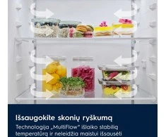 Įmontuojamas šaldytuvas Electrolux 600, TwinTech, ENCMUSP9S
