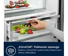 Įmontuojamas šaldytuvas Electrolux 600, TwinTech, ENCMUSP9S