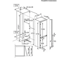 Šaldytuvas Electrolux LNS5LE18S