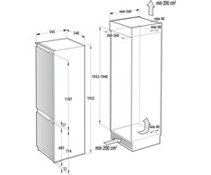 Šaldytuvas Gorenje NRKI519E82WF