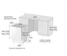Indaplovė Samsung DW60M6070IB
