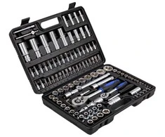 Įrankių rinkinys, veržliarakčiai torx antgaliai MASTIFF 108 vnt., MFSC108 KLU17