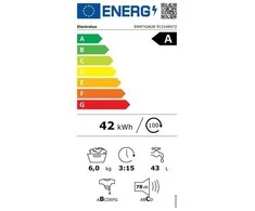 Iš viršaus pakraunama skalbimo mašina Electrolux EW6T4262E