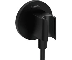 Jungtis potinkiniam dušui Hansgrohe FixFit S 26888670, juodas matinis