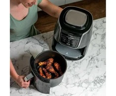 Karšto oro gruzdintuvė Ninja AF160, 1750 W, 5.2 L, pilkos spalvos