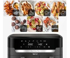 Karšto oro gruzdintuvė Tefal XXL Dual Easy Fry, EY942HE0