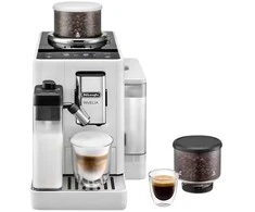 DeLonghi Rivelia EXAM440.55.W kavos aparatas nuo pupelių iki puodelio