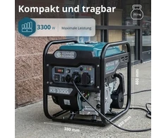 Konner &amp; Sohnen Benzininis inverterinis generatorius Könner amp Söhnen KS 3300i, 3kW 230V