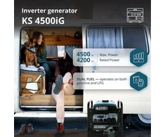 Konner &amp; Sohnen Inverterinis generatorius KS 4500iG KONNER amp SOHNEN