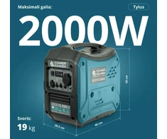 Konner &amp; Sohnen Inverterinis generatorius 2000W, KS 2000i S KÖNNER amp SÖHNEN