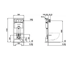 Laufen Potinkinis rėmas LIS CW1 8946650000001