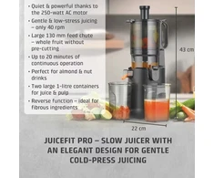 Lėtaeigė sulčiaspaudė Caso Design JuiceFit Pro, 03511