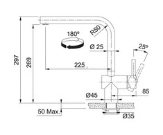Maišytuvas Franke Atlas Neo Sensor 115.0625.525