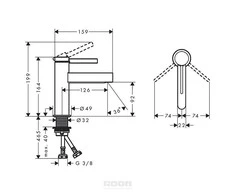 Maišytuvas Hansgrohe Finoris 76010670