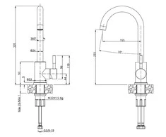 Maišytuvas quadron Kate 3623500_CR