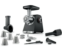Mėsmalė Bosch Serija 6, MultiPower, MFWS642B, 2100 W, juoda, sidabrinė metalo