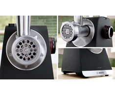 Mėsmalė Bosch Serija 6, MultiPower, MFWS642B, 2100 W, juoda, sidabrinė metalo