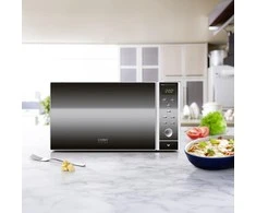 Mikrobangų krosnelė Caso | Ceramic Microwave Oven with Grilis | MG 25 Ecostyle | Free standing | 900 W | 25 L | Grilis | Sidabrinis